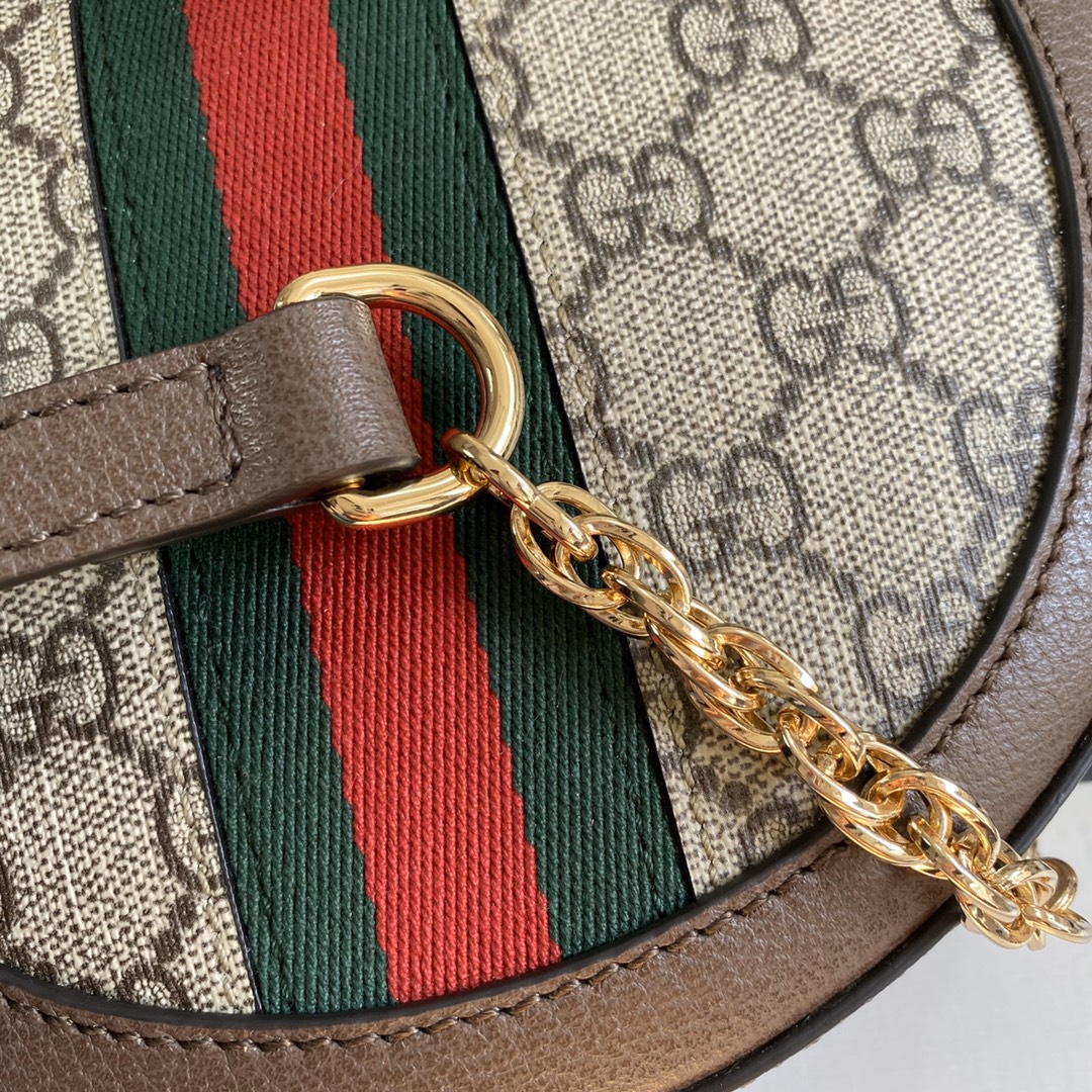 Gucci Ophidia Mini GG Round Shoulder Bag 550618